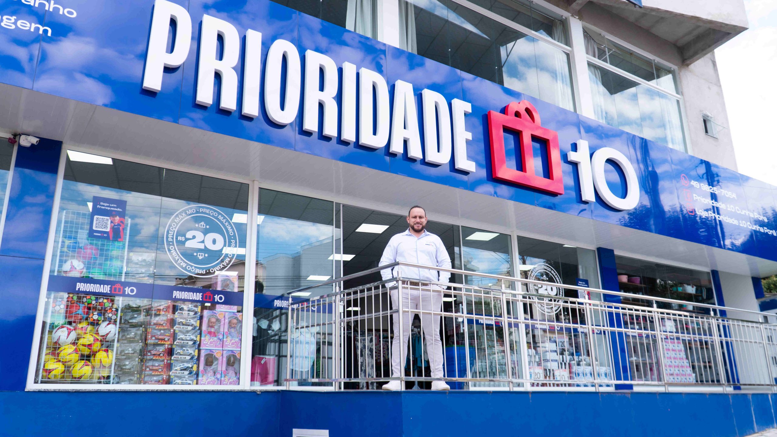 Rede de franquias Prioridade 10 projeta ultrapassar 100 unidades em operação neste ano